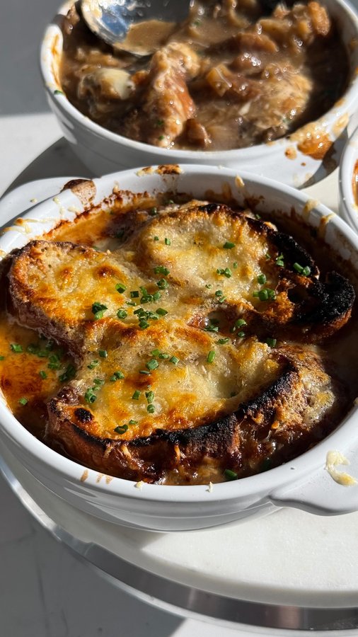 Instagram post by @ryannordheimer for Shipt. Caption reads: french onion soup 🧅

There’s something weirdly....