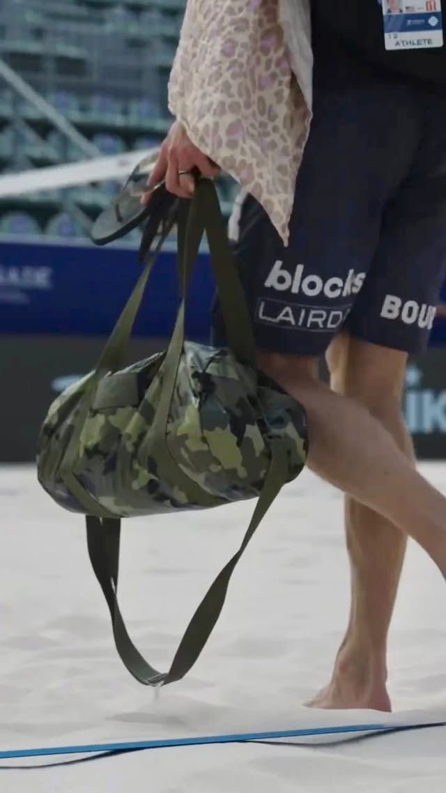 Instagram post by @tribourne for ALOHA Collection. Caption reads: Always game ready with @alohacollection 😎 We made....