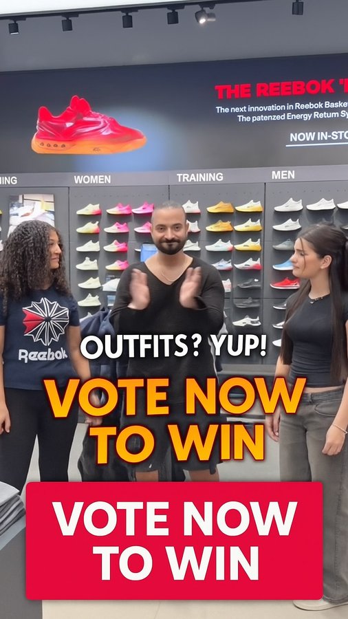 Instagram post by @krisfade for Reebok Middle East & N.Africa. Caption reads: Win a pair of Reebok shoes‼️👟

Here’s how to....