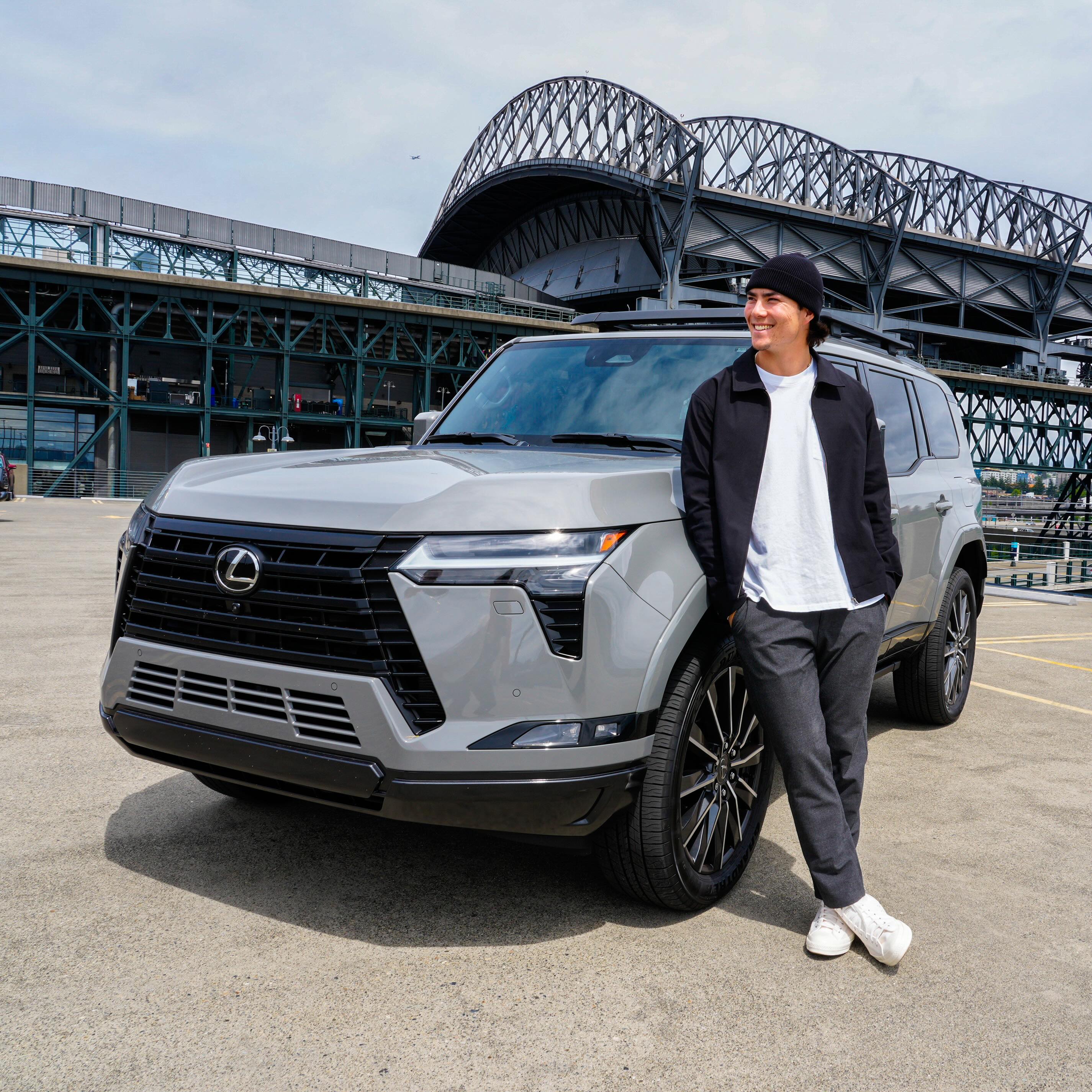 Instagram post by @bwoo.2 for Lexus. Caption reads: New ride @lexususa 🤙 #LexusPartner#LexusGX.