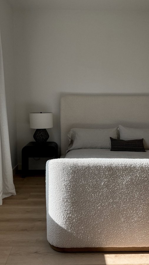 Instagram post by @shylahmay for DreamCloud Sleep. Caption reads: [...] Trevor and I have EVER slept on.....