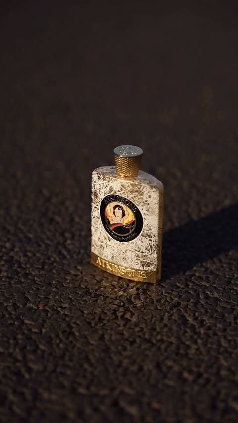 Instagram post by @bernabilbey for Atkinsons 1799. Caption reads: Anzeige | Shine Despite Everything by....