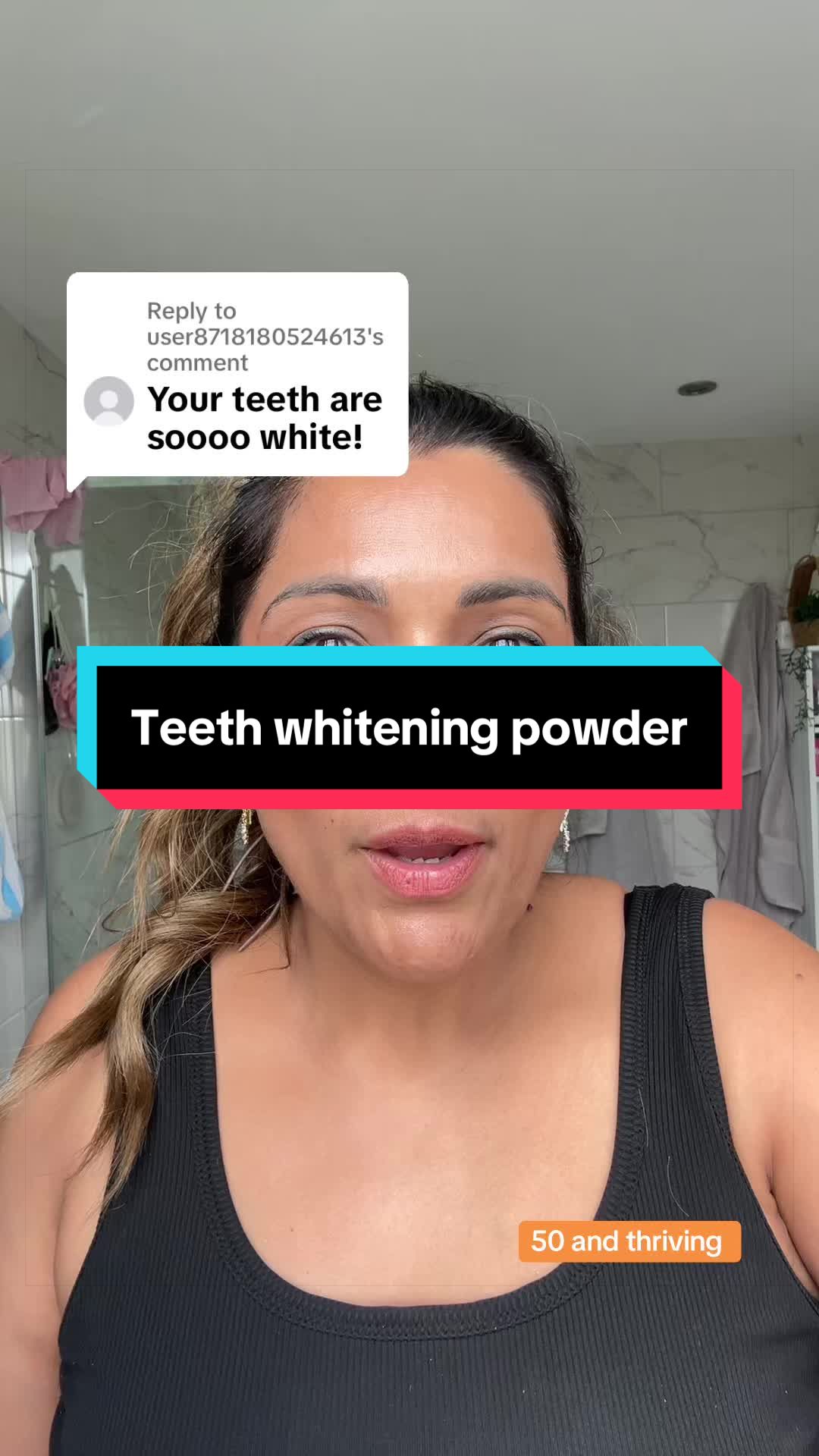 TikTok post by @sheena.tiktok76 for Icy Bear Dental. Caption reads: Replying to @user8718180524613 Thank you, I give....