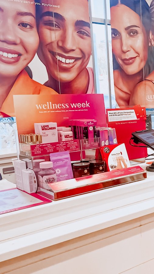 Instagram post by @julia_penfield for The Good Patch. Caption reads: It’s officially Wellness Week at @ultabeauty, and....