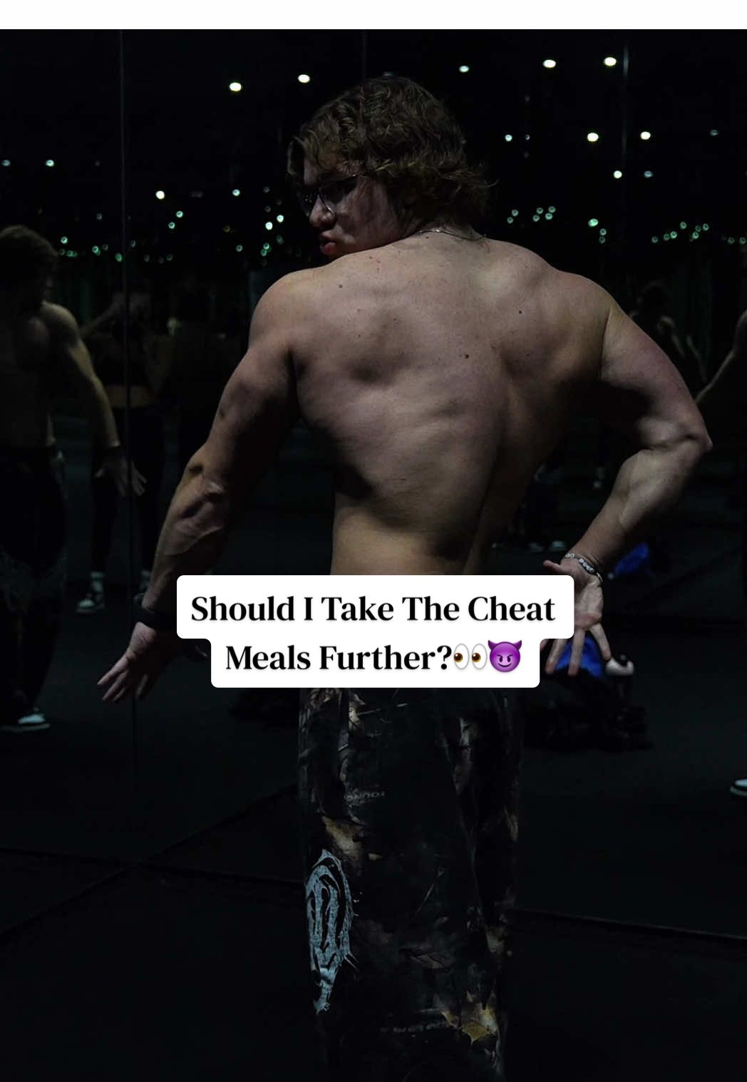 TikTok post by @cjspencerfit for YoungLA. Caption reads: [...] I take the cheat meals further?👀😈 @YOUNGLA....