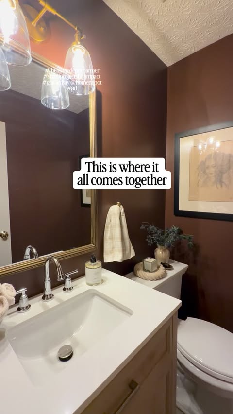 Instagram post by @interiorjems for The Home Depot. Caption reads: Thanks to #TheHomeDepotPartner for bringing this....