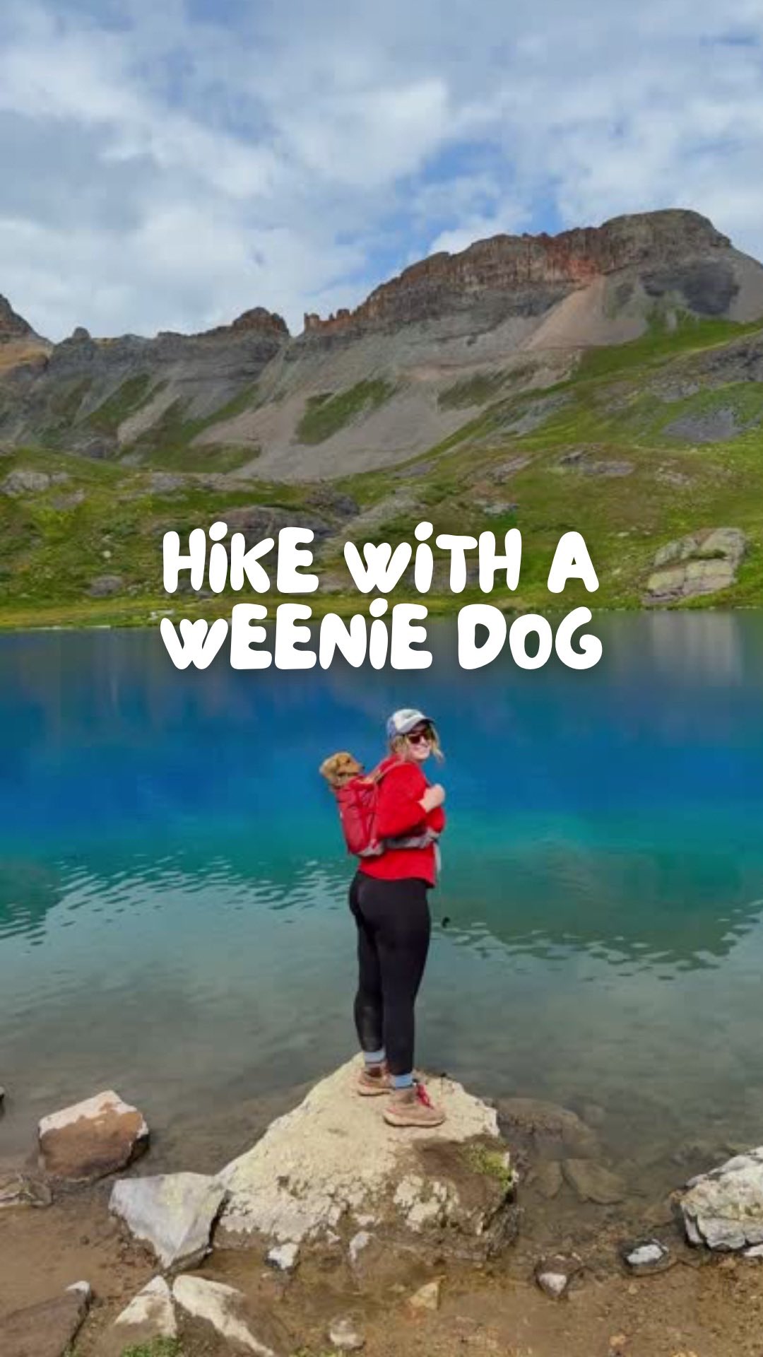 Instagram post by @danielleoutdoors_ for Ruffwear. Caption reads: if you love hiking & dogs listen up 📣‼️

not all....