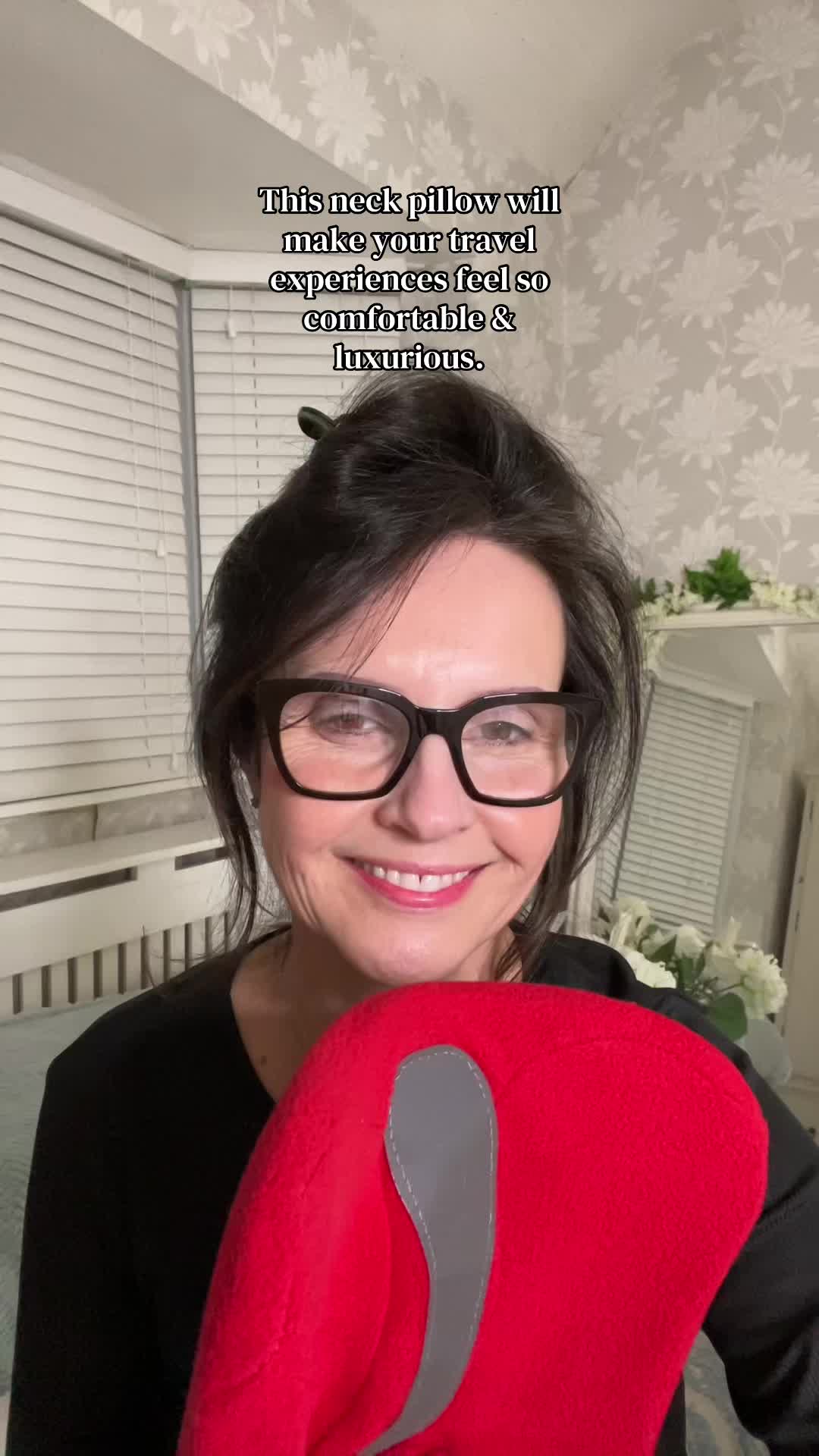 TikTok post by @susielou70 for Trtl Travel. Caption reads: [...] #sleep #comfortable #lightweight @Trtl....