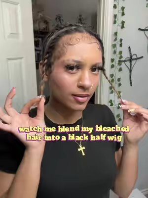 TikTok post by @breslynnn_ for Tinashe Hair. Caption reads: @TINASHE @tinashehair #wig #install #tutorials....
