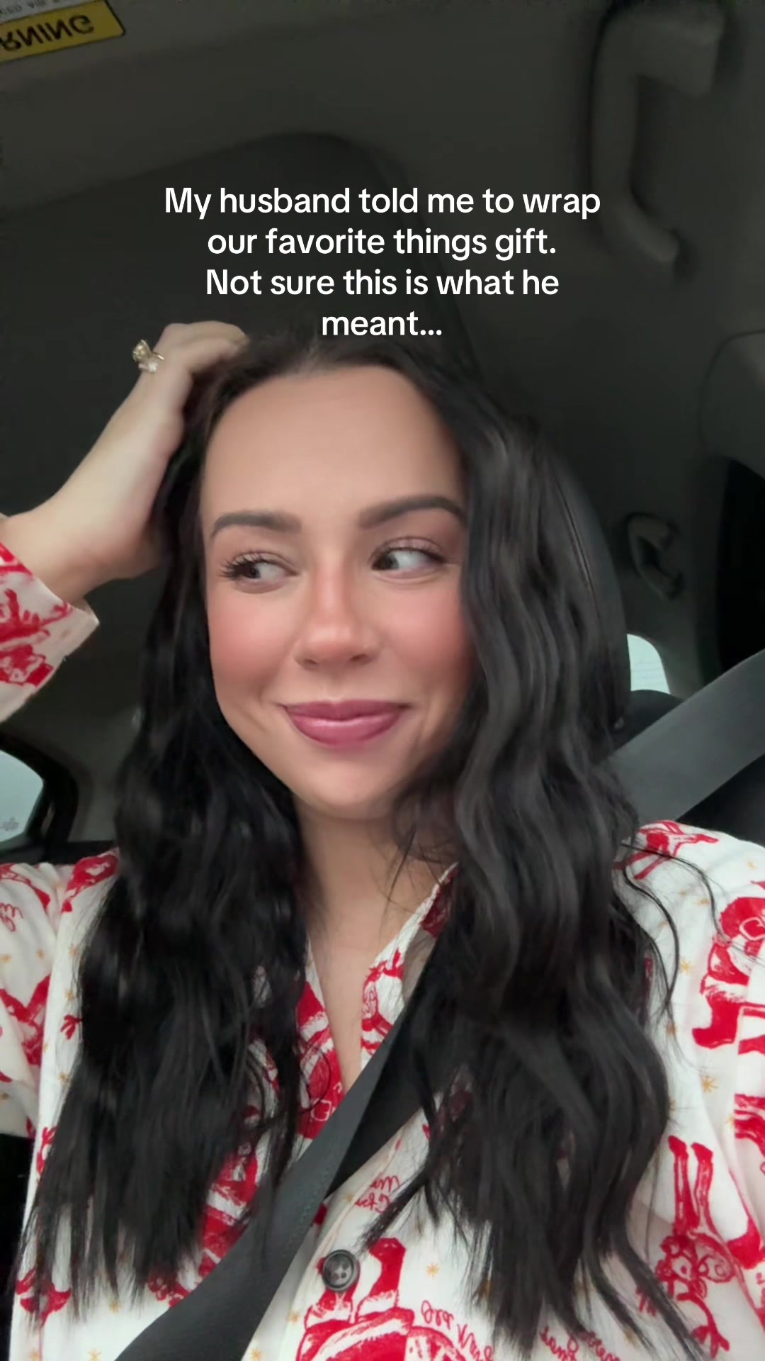 TikTok post by @emskingg for HYDROJUG. Caption reads: It’s a @HYDROJUG I promise!!!! #merrychristmas .