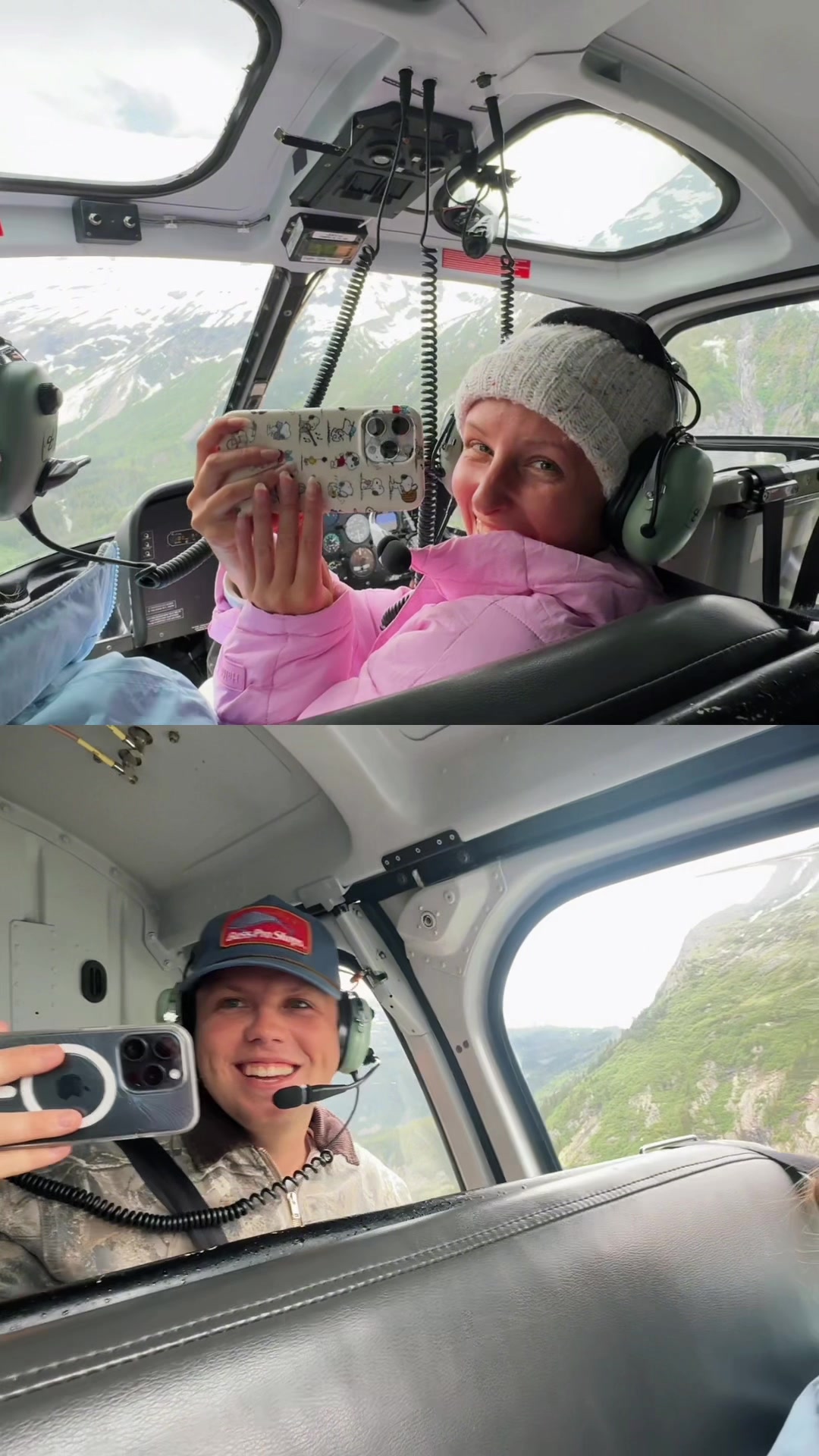 TikTok post by @hanna_noellee for Princess Cruises. Caption reads: our Alaskan cruise from me and Matt’s POV 🥹 I....