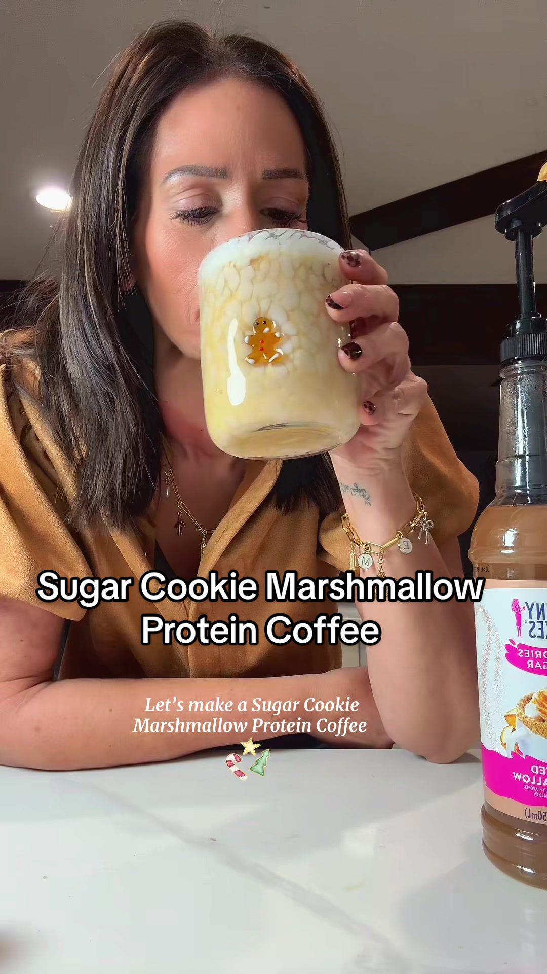 TikTok post by @takingmylifebackat42 for Skinny Mixes. Caption reads: Not a lot of things make me happier than starting....