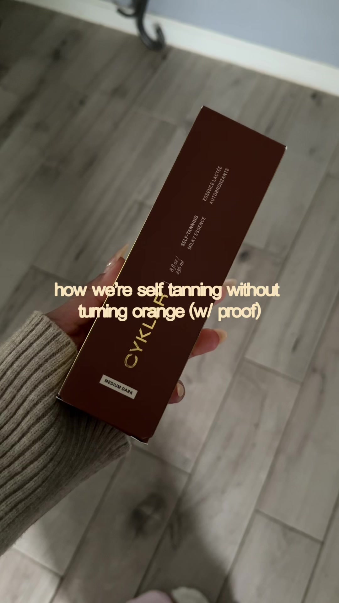 TikTok post by @gublertok for CYKLAR. Caption reads: [...] no staining, and not turning orange?? cyklar....