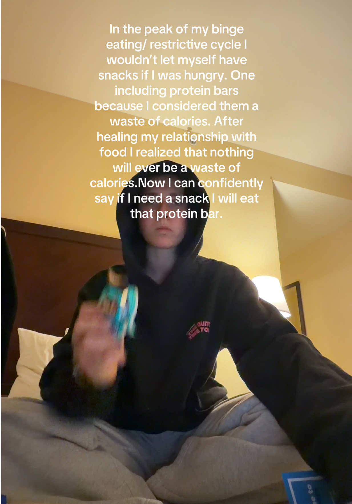 TikTok post by @taylorwingg for BUILT Bar. Caption reads: It helps that @BUILT.BAR tastes literally amazing .