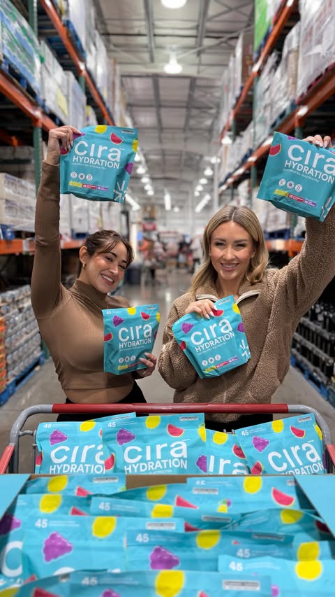 Instagram post by @paigejurcina for Cira Nutrition. Caption reads: 💧Hydration just got easier💧

@ciranutrition....