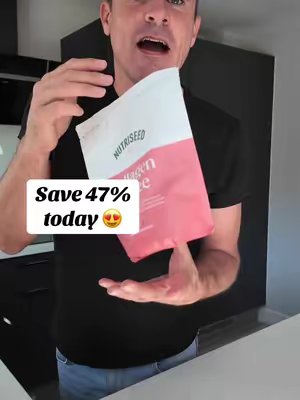TikTok post by @davidwright85 for Nutriseed. Caption reads: [...] coffee. Convenient and great value!....