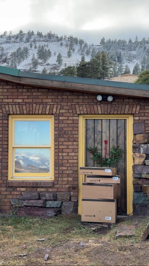 Instagram post by @emogoatmom for Carhartt. Caption reads: my love language is gifting things that’ll get....