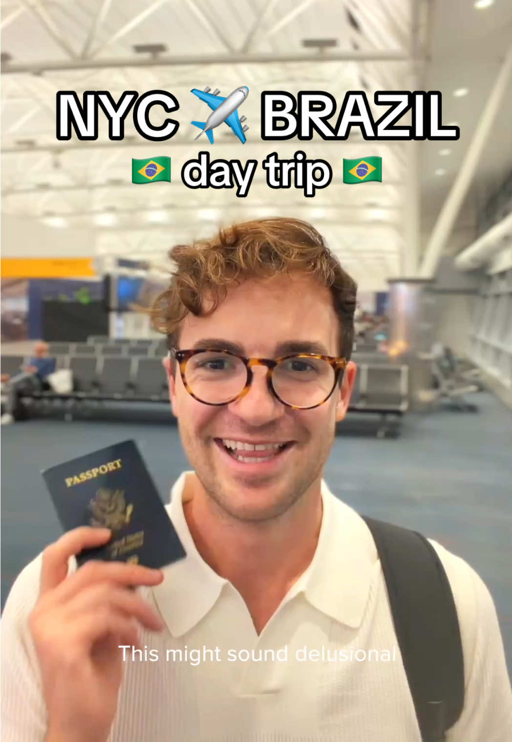 TikTok post by @kevindroniak for Expedia. Caption reads: [...] I found this flight all thanks to @expedia....