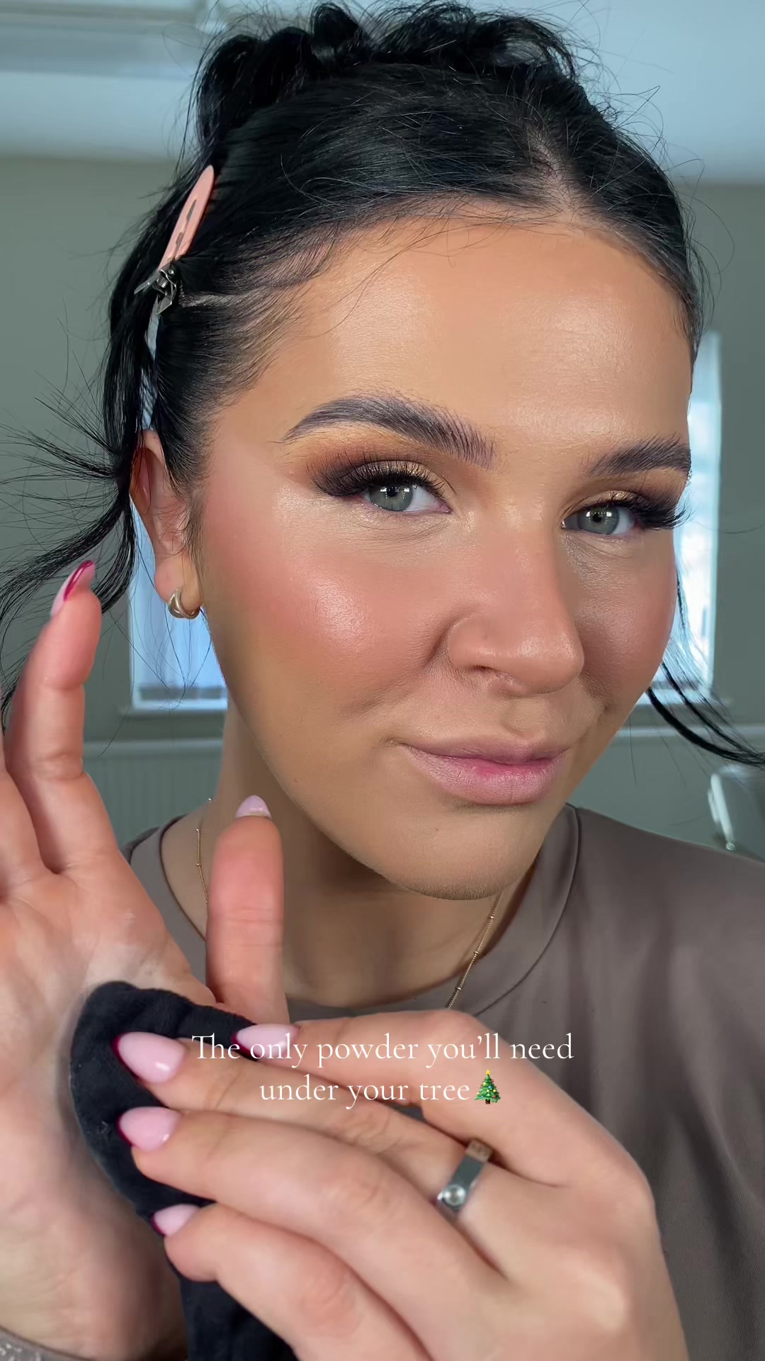 TikTok post by @georgiedruce for Trigwell Cosmetics. Caption reads: [...] sugar this time!! (Normally marshmallow) ....