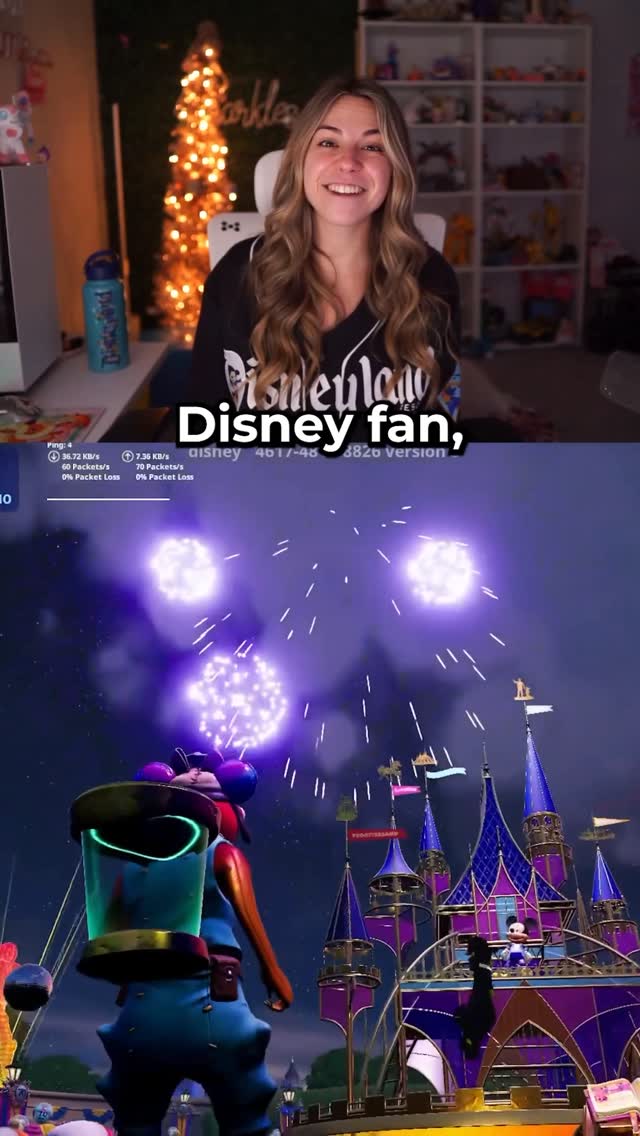 Instagram post by @sparkles_qt for Disneyland. Caption reads: My favorite mini game in @disneyland Game....