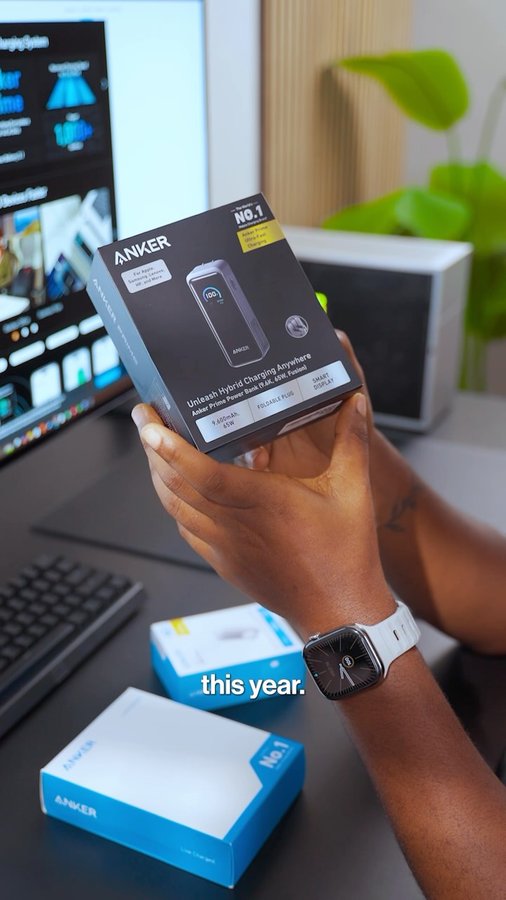 Instagram post by an influencer for Anker. Caption reads: [...] and iPhone chargers with the @anker_official....