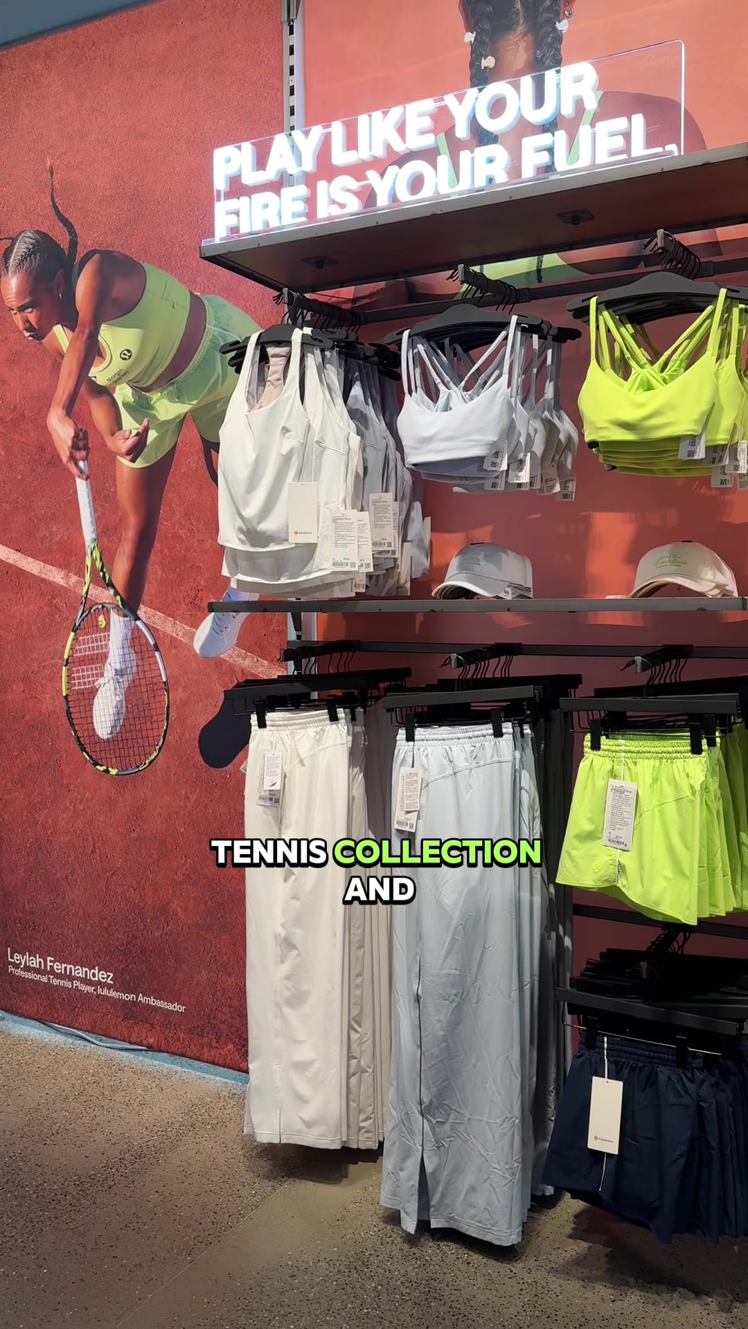 TikTok post by @jkmckay for lululemon. Caption reads: lululemon tennis + golf collections and [...].