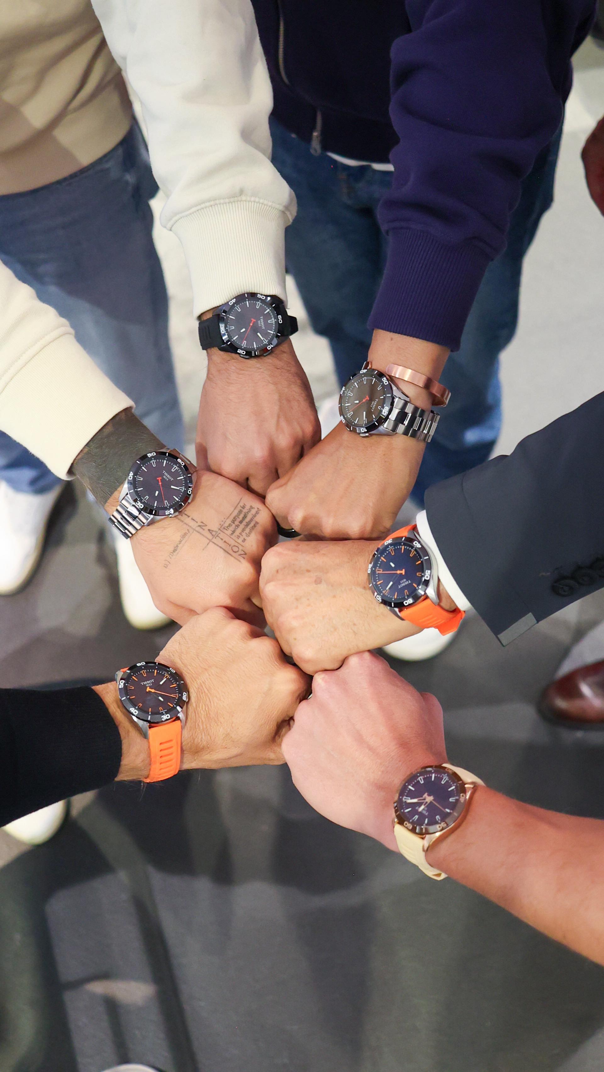 Instagram post by @danielsoriano_nc for TISSOT. Caption reads: [...] football and impeccable....