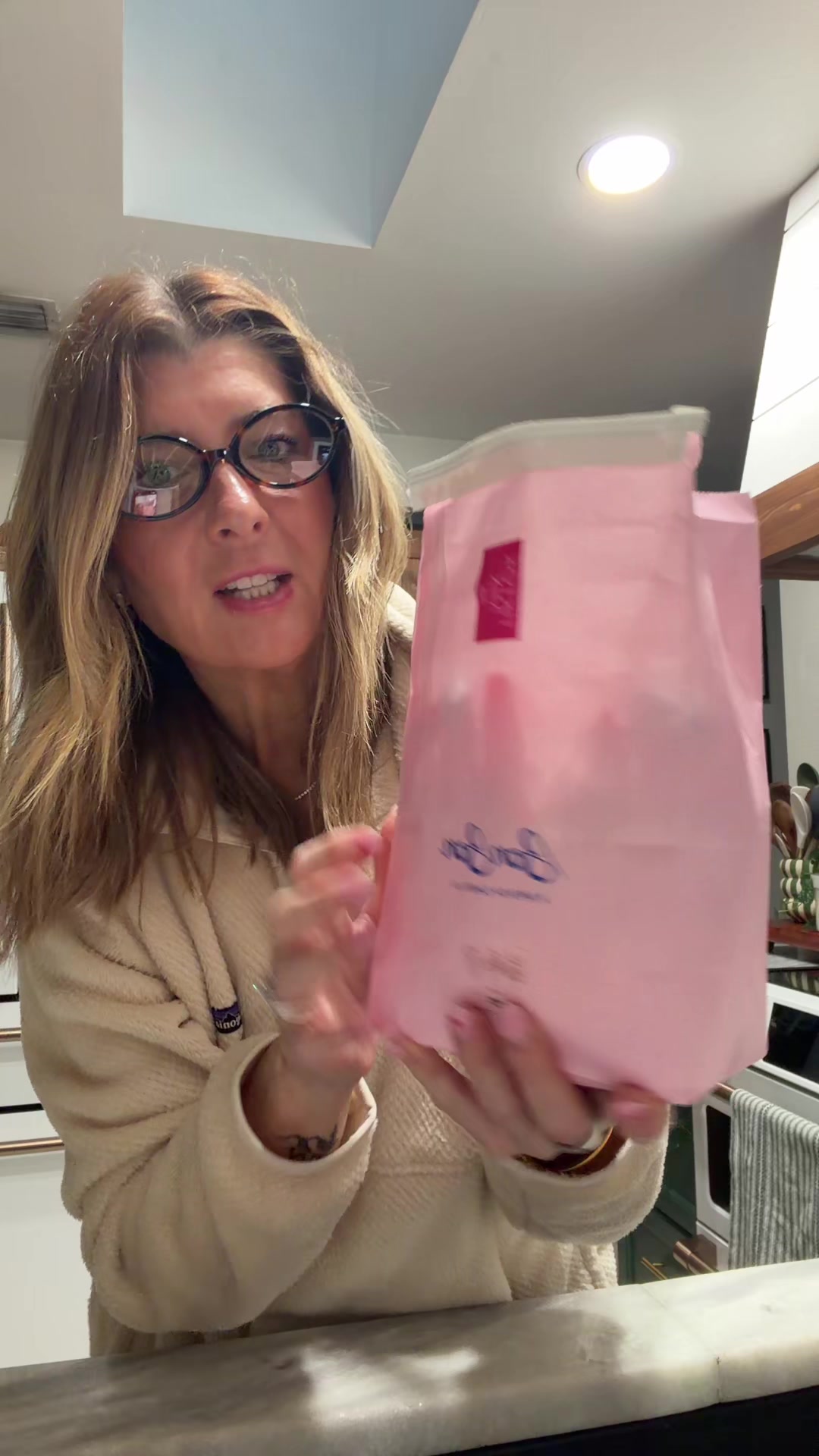 TikTok post by @justthegirltoo for BonBon NYC. Caption reads: One thing about my family • WE LOVE OUR SWEET....