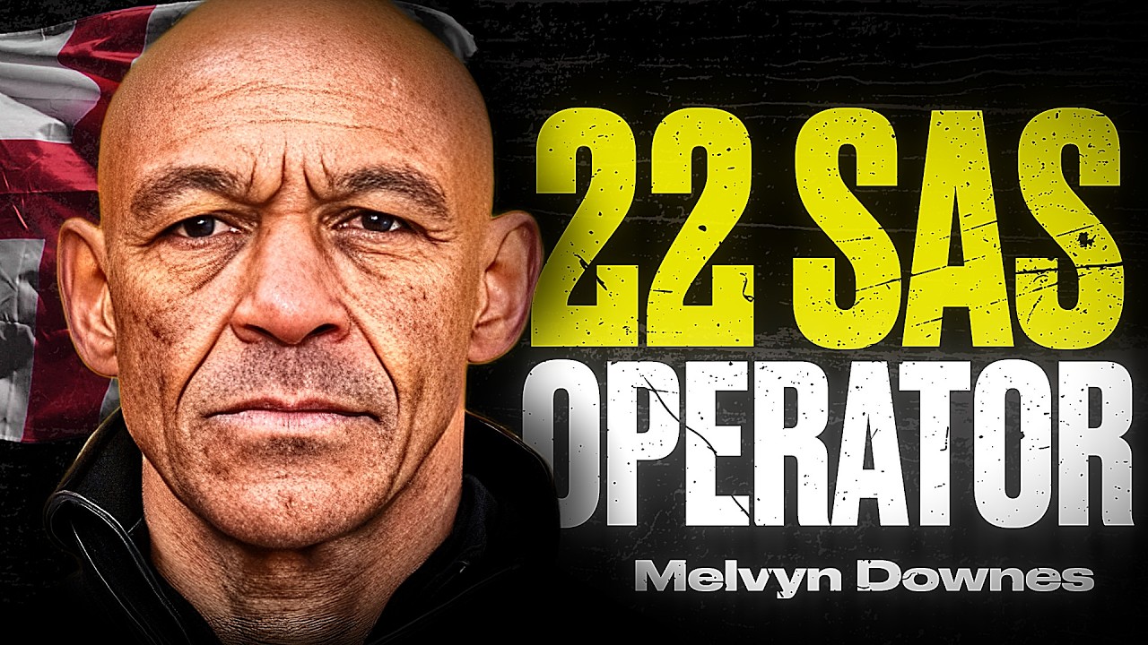 YouTube post by @MulliganBrothers for Hachette Book Group. Caption reads: The True Story Of SAS: Melvyn Downes | Former 22....