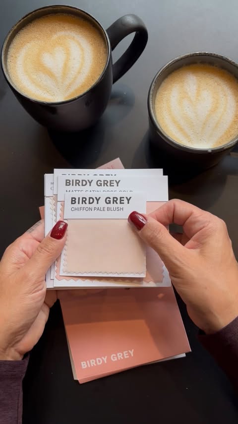 Instagram post by @iamnaomip for Birdy Grey. Caption reads: [...] our bride era 💍✨ And partnering with....