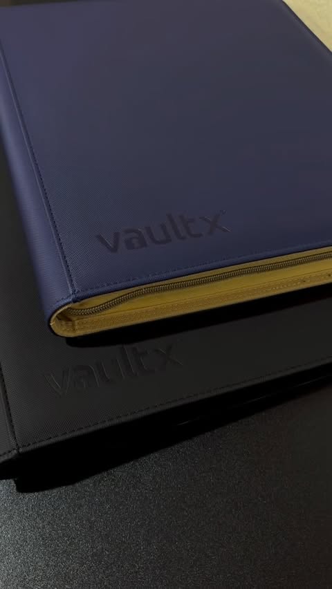 Instagram post by @lorcanaduo for Vault X. Caption reads: [...] we’ve kept our cards protected in black....