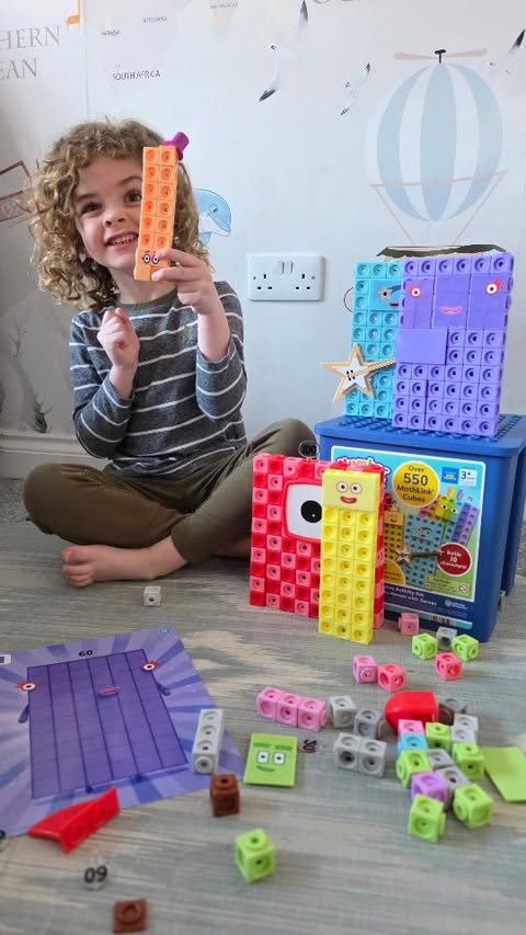 Instagram post by @jasminexlydia for Learning Resources. Caption reads: Ad ​As huge Number Block fans, as soon as I saw....