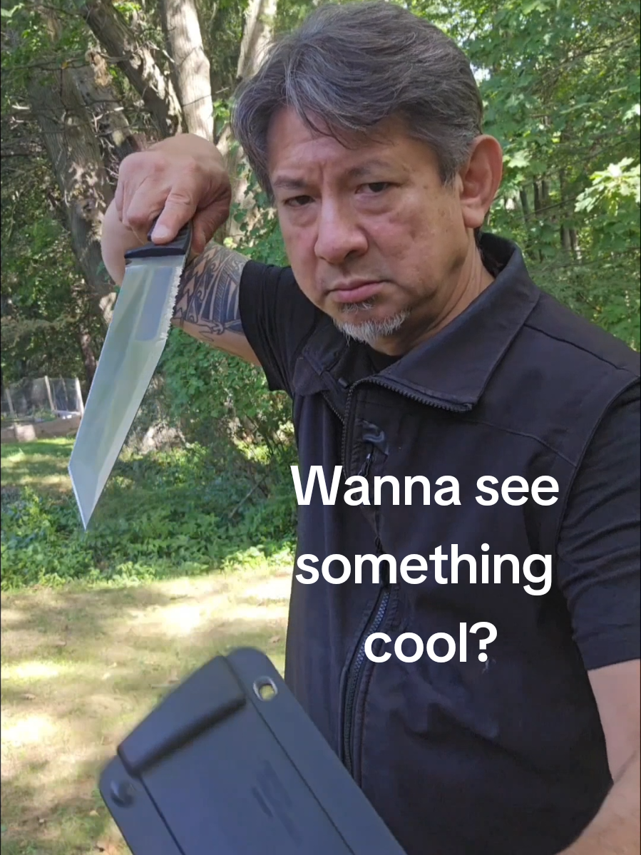 TikTok post by @dougmarcaida for BattlBox. Caption reads: [...] enjoy! #battlbolt #tacticalknife @BattlBox.