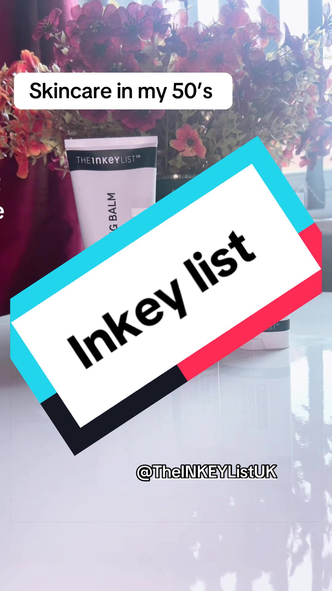 TikTok post by @salla_bella_donna for Theinkeylist. Caption reads: @The INKEY List UK #tiktokmademebuyit #dealdrops....