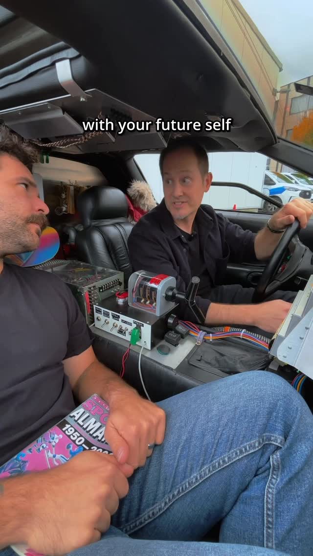 Instagram post by @guillaume.chenin for Thomann. Caption reads: Fasten your seatbelts. Kris and Guillaume hop in a....