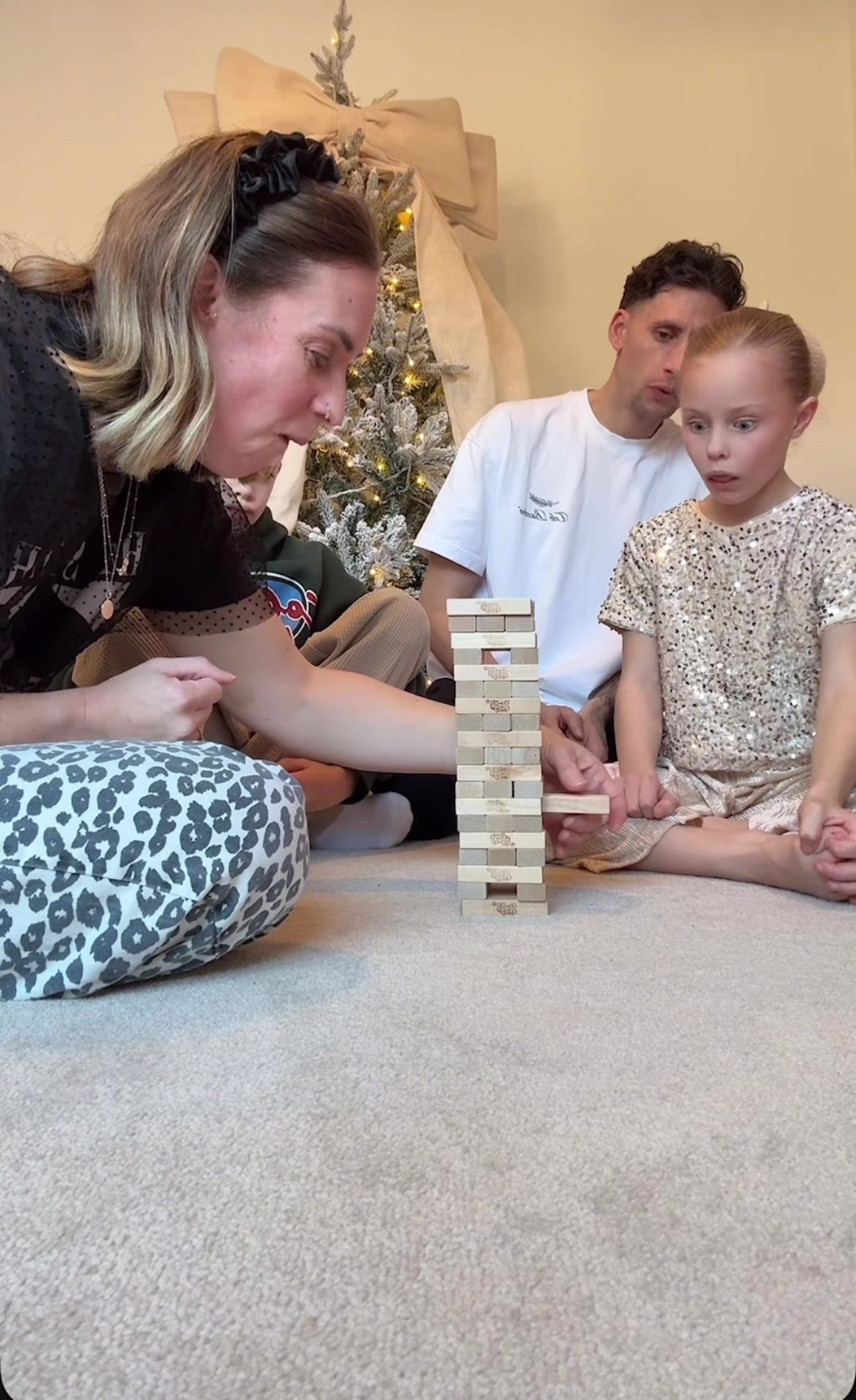 TikTok post by @sophiena_official for Hasbro. Caption reads: [...] and we love playing it all together. ✨....