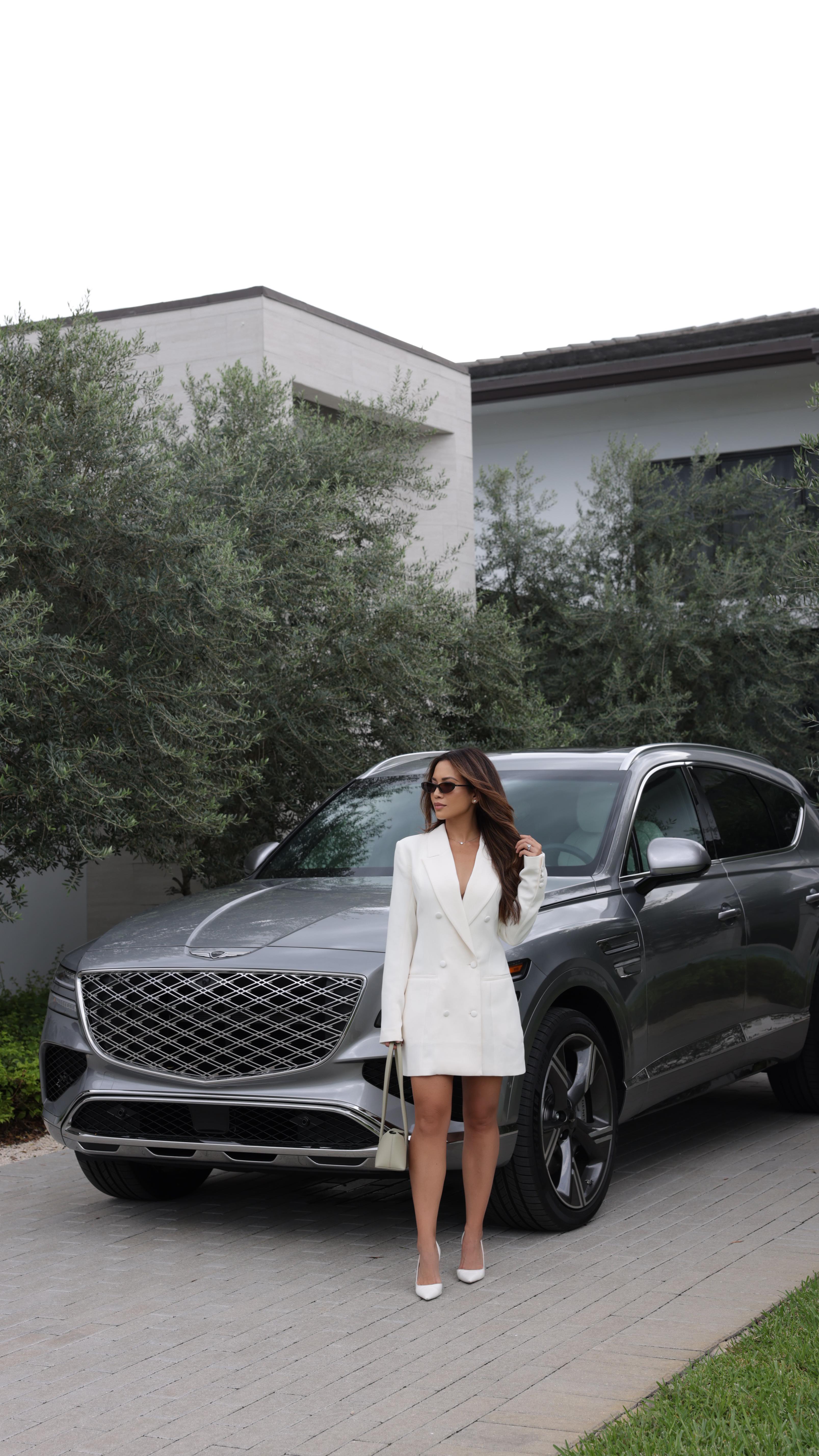 Instagram post by @jessimalay for Genesis USA. Caption reads: #GenesisPartner The best luxury family SUV? I....