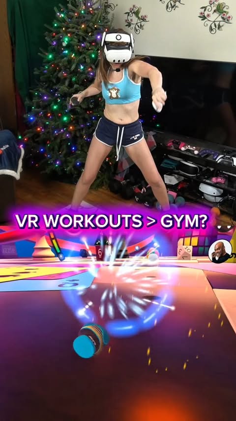 Instagram post by @otter.worldly for FitXR. Caption reads: [...] January goals with 30 days FREE in....