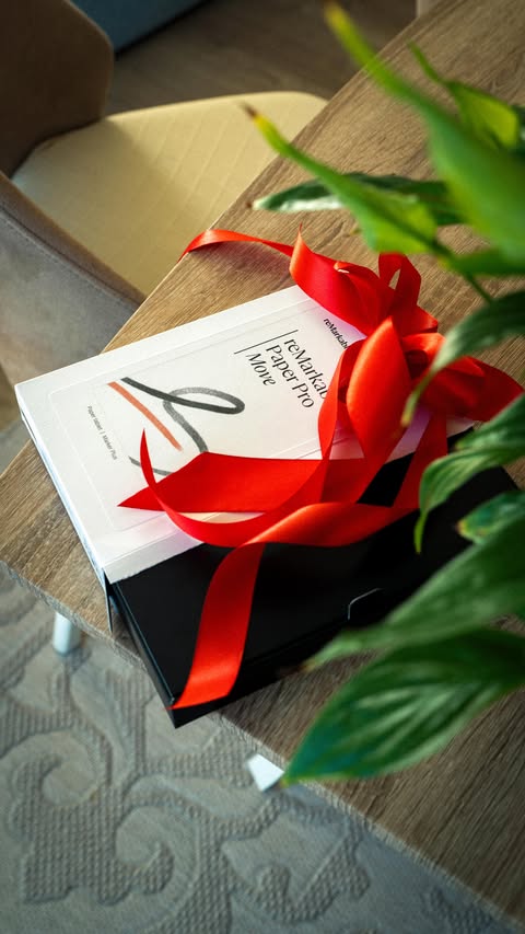 Instagram post by @thisisetv for reMarkable. Caption reads: Some people move through life at a pace that never....