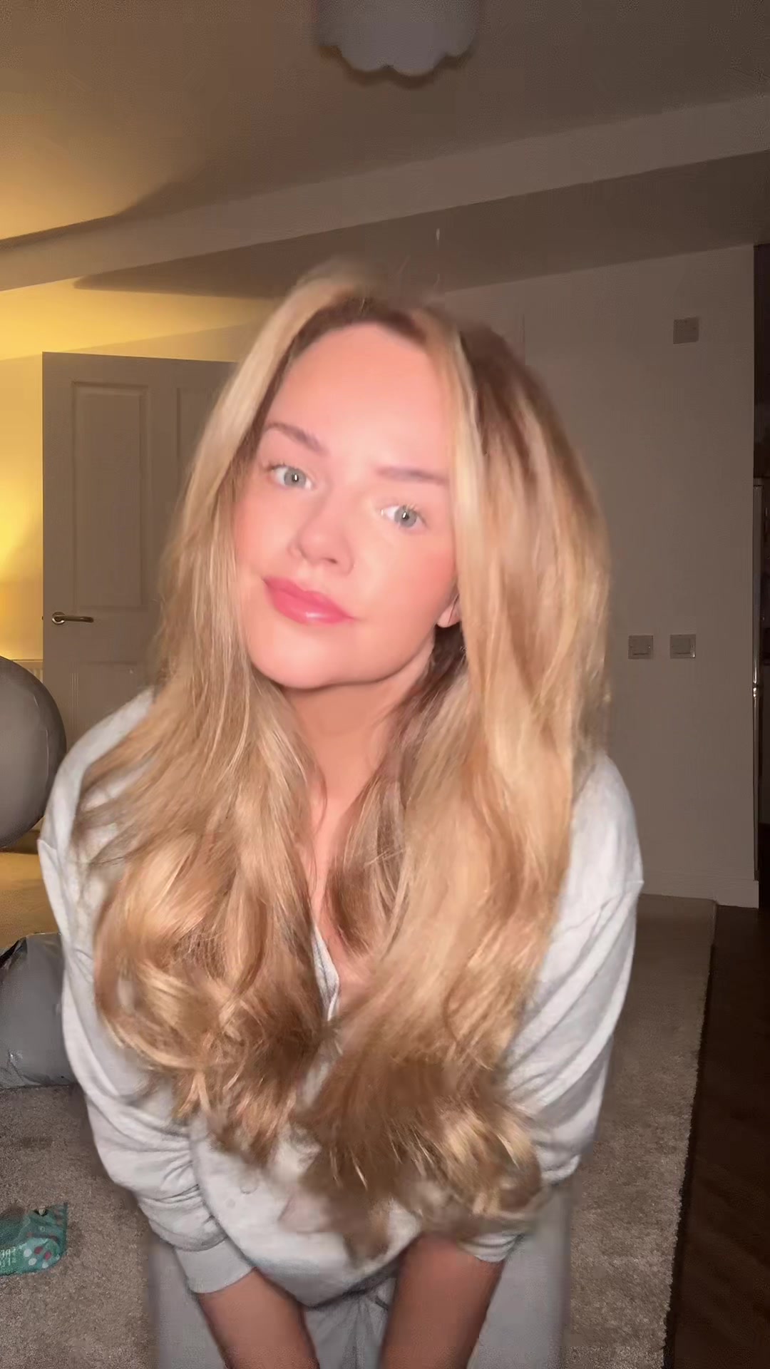 TikTok post by @kerrymaryxx for Color Wow Hair. Caption reads: 10/10.. can so see the different in the brassy....