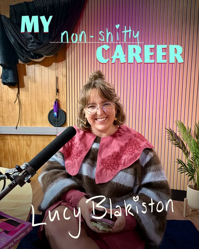 Instagram post by @theshamelessbookclub for Netflix Australia & NZ. Caption reads: What makes a career brilliant? We asked Shit You....