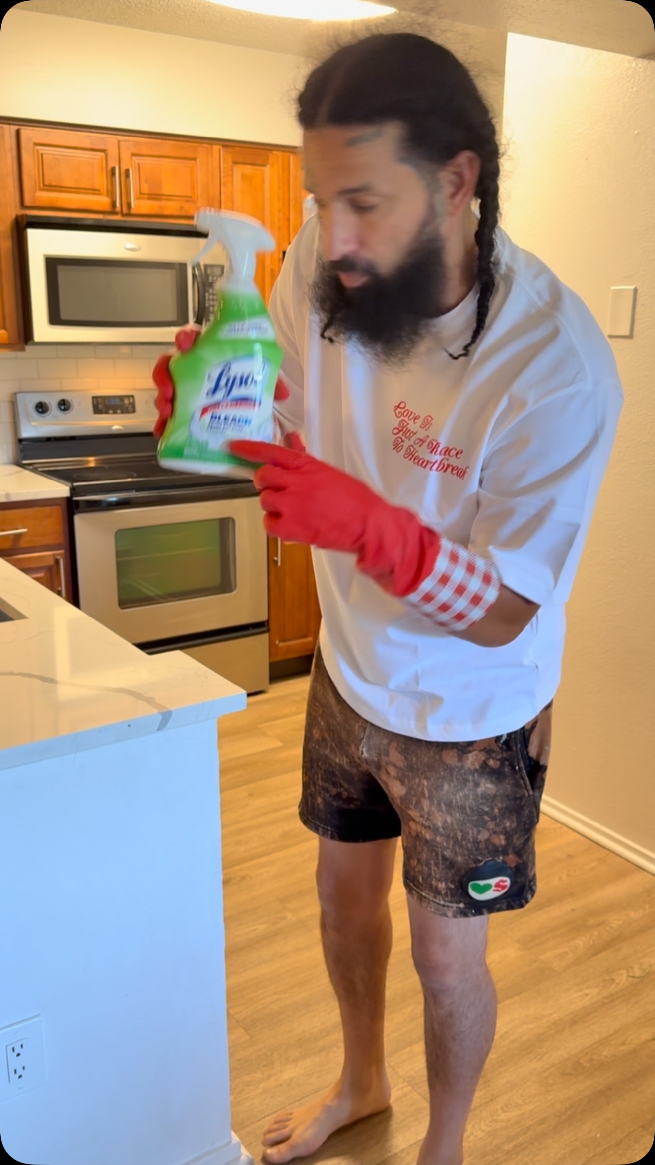 Instagram post by @pilotandco.catalog for Lysol. Caption reads: TAG @lysol FOLLOW @lysol Get a bottle of LYSOL....