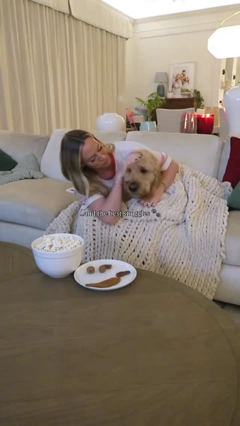 Instagram post by @emilywmayfield for blue buffalo. Caption reads: [...] — real meat, real flavor, real fun!....