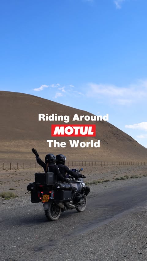 Instagram post by @seanmichael_travels for Motul. Caption reads: We’ve felt protected for the entire trip! Thanks....