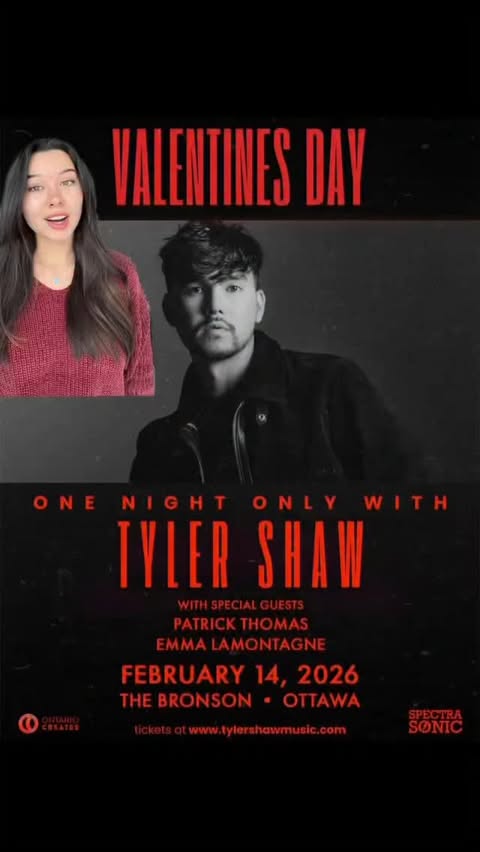 Instagram post by @datenightcapital for Sony Music. Caption reads: Still need VDay plans, Ottawa? 🎶💞....