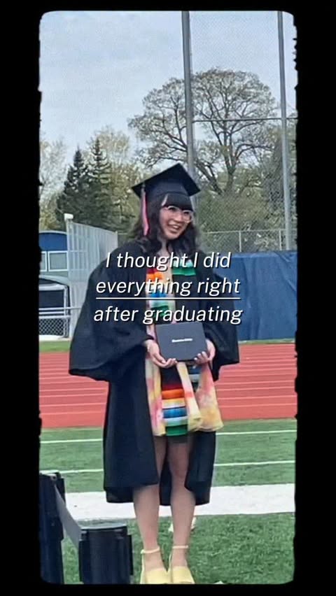 Instagram post by @alyxandriaang for Notion. Caption reads: building a personal curriculum with @notionhq !....