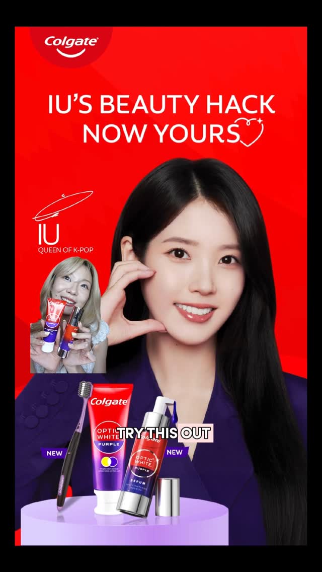 Instagram post by @vivsbeautynotes for Colgate. Caption reads: there can only be 1 IU but if we can aspire to be....