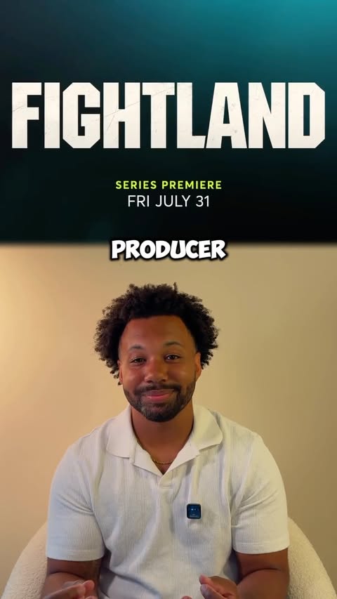 Instagram post by @_spinheads for STARZ. Caption reads: [...] day 1. Fightland premieres July 31 on STARZ,....