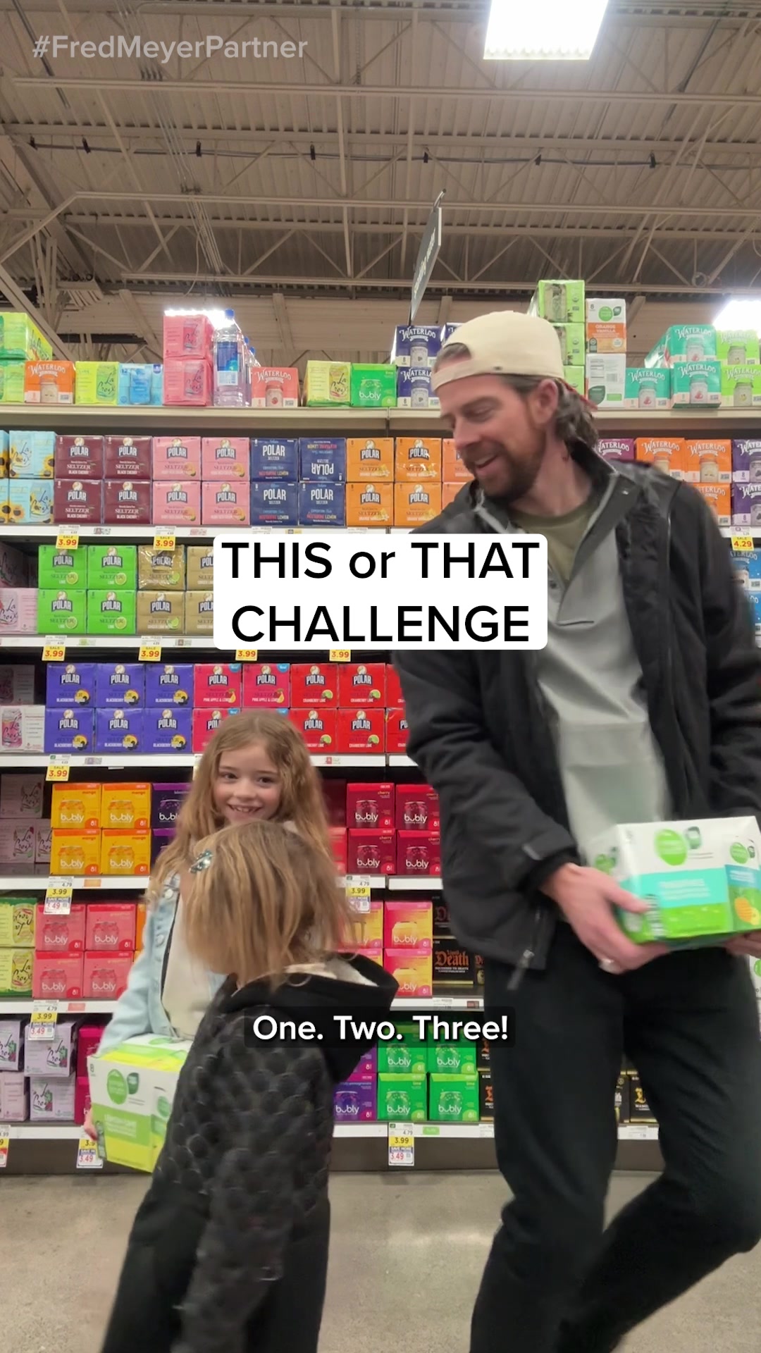 TikTok post by @thejurgys for Kroger. Caption reads: [...] helps that there are more ways to save....
