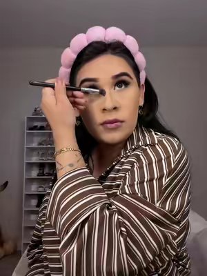 TikTok post by @shaylanavarrete for Lilly Lashes. Caption reads: [...] me feel a little better💕 @Haus Labs @Lilly....